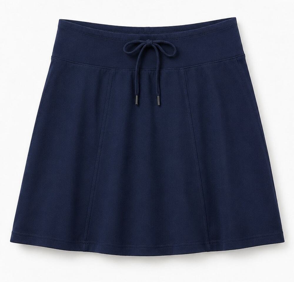 Kim Rogers Golf Skort Womens PM Medium Navy Pull On Athletic Tennis Skirt